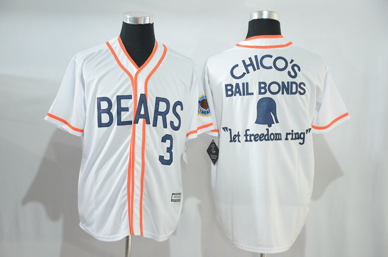 2017 MLB Chicago Cubs #3 white jerseys